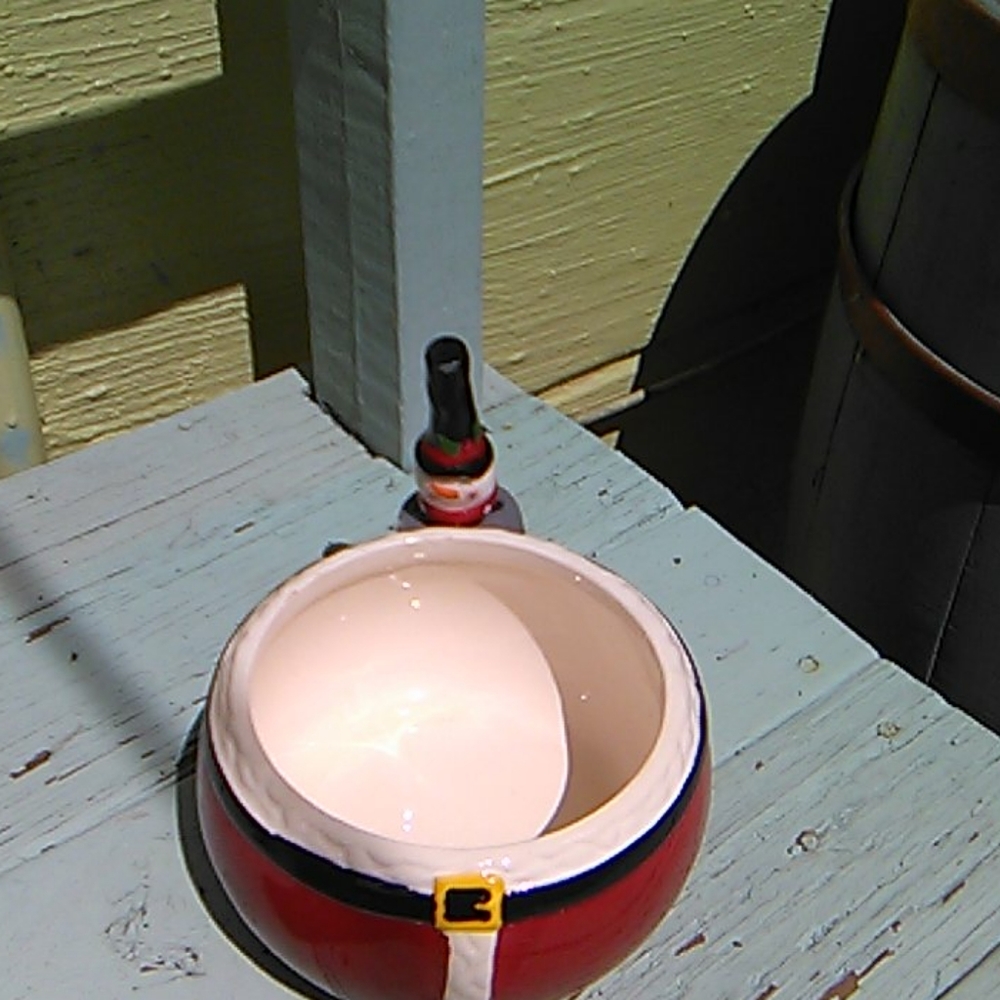 Christmas Chip and Dip Bowl and knife set